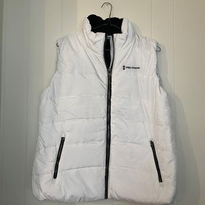 White Puffer Vest